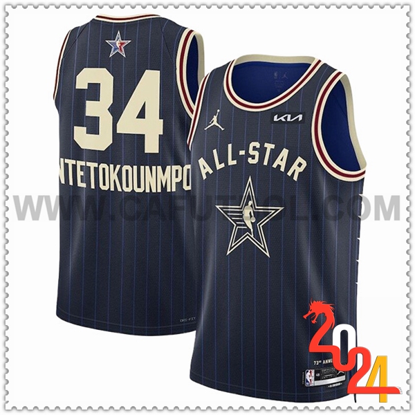 Maglia American All-Star (ANTETOKOUNMPO #34) 2024/25 Blu