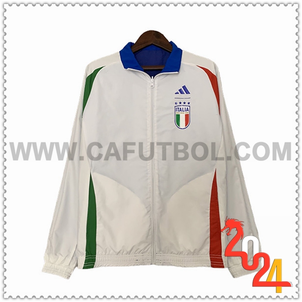 Giacca A Vento Italia Bianco/Verde/Rosso 2023 2024