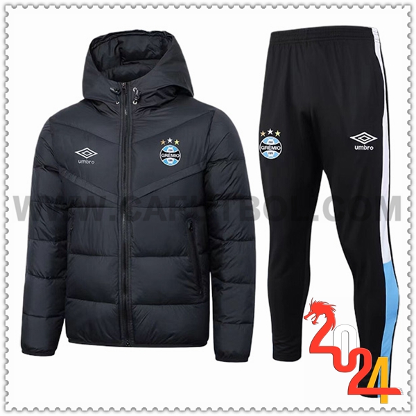 Tuta Piumino Con Cappuccio Gilda Nero 2024 2025