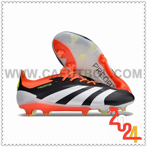 Adidas Scarpe Da Calcio Predator Elite FG Nero/Bianco/viola