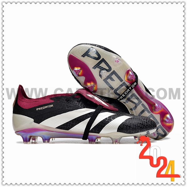 Adidas Scarpe Da Calcio PREDATOR ELITE FT FG BOOTS Nero/Bianco/viola