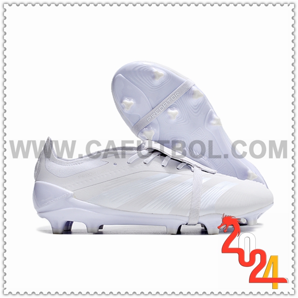 Adidas Scarpe Da Calcio Predator Elite Tongue FG Bianco