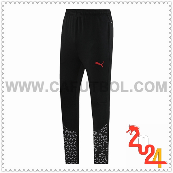 Pantaloni Allenamento AC Milan Nero 2024 2025