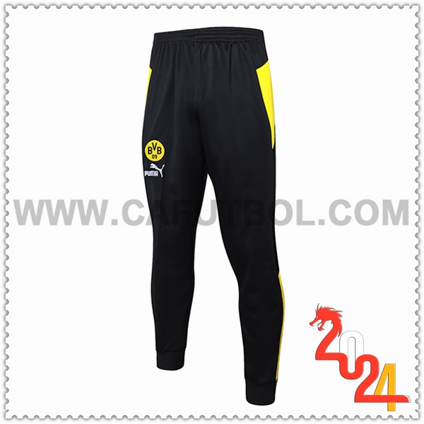 Pantaloni Allenamento Dortmund Nero/Giallo 2024 2025