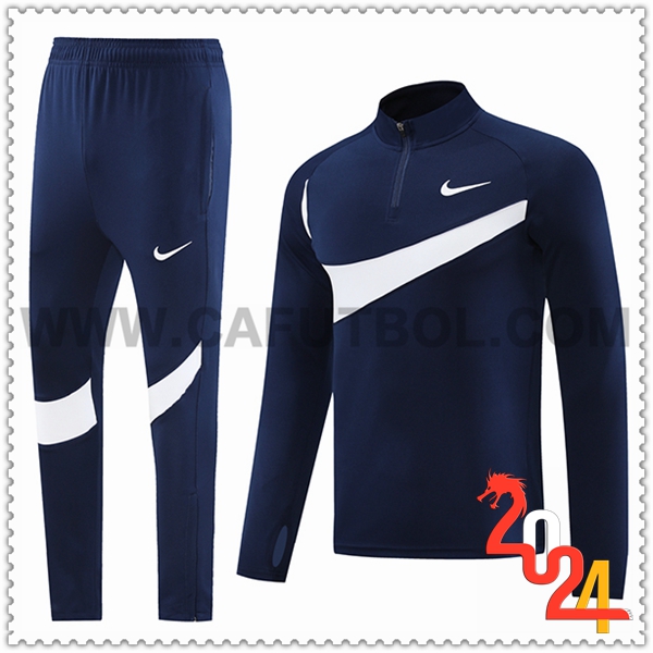Tuta Allenamento Nike Blu/Bianco 2024 2025