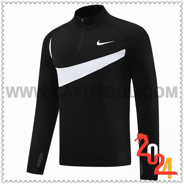 Felpa Allenamento Nike Nero/Bianco 2024 2025