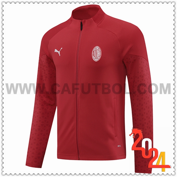 Giacca Calcio AC Milan Rosso 2024 2025