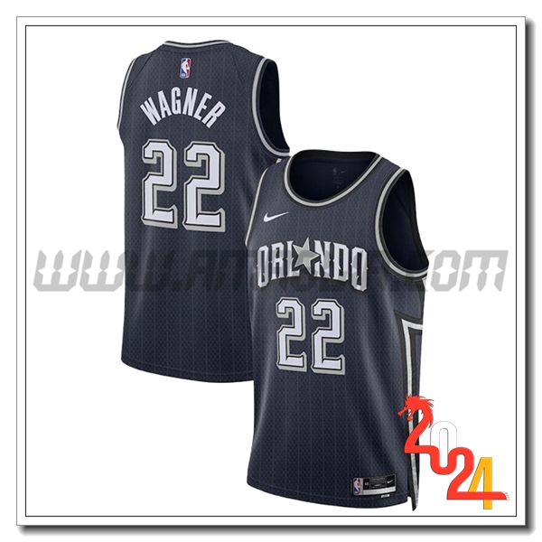 Maglia Orlando Magic (WAGNER #22) 2024/25 Nero/Grigio