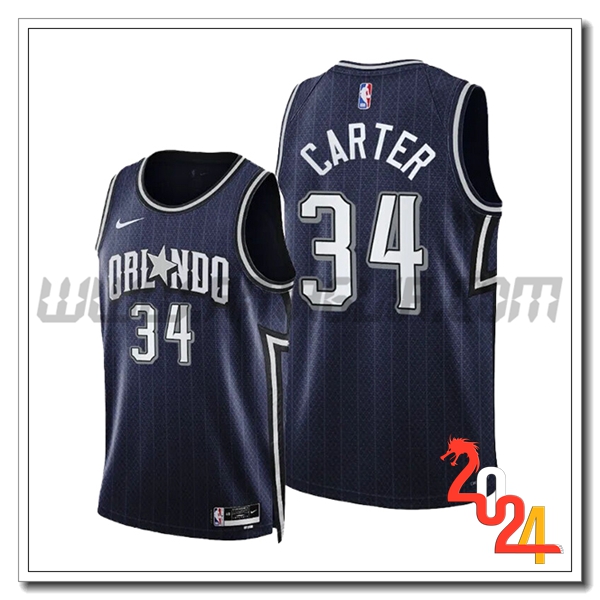 Maglia Orlando Magic (CARTER #34) 2024/25 Nero/Grigio