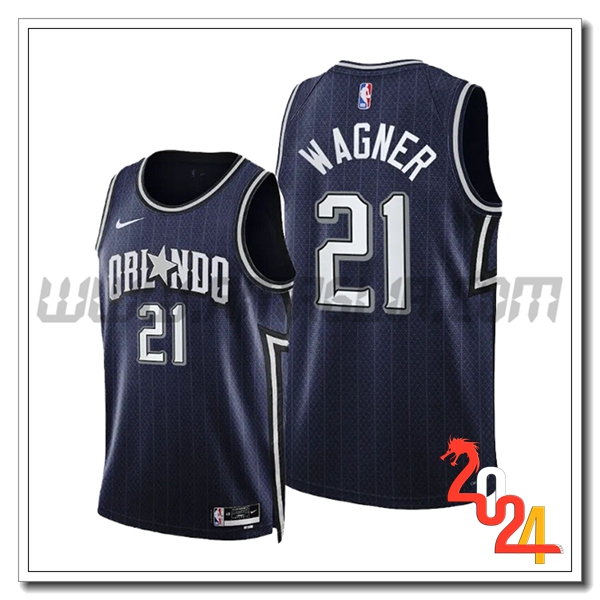 Maglia Orlando Magic (WAGNER #21) 2024/25 Nero/Grigio
