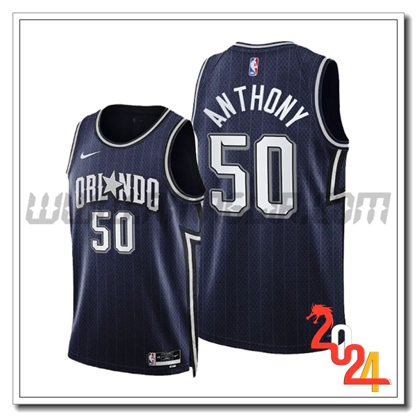 Maglia Orlando Magic (ANTHONY #50) 2024/25 Nero/Grigio