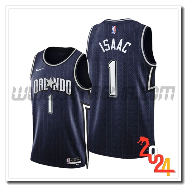 Maglia Orlando Magic (ISAAC #1) 2024/25 Nero/Grigio