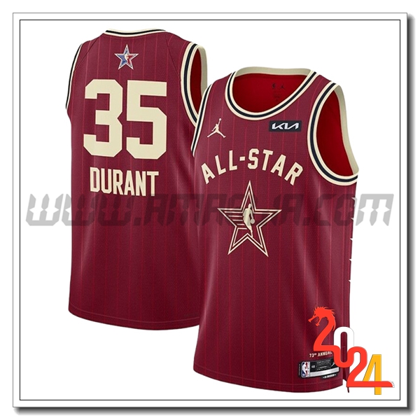 Maglia American All-Star (DURANT #35) 2024/25 Rosso/Giallo