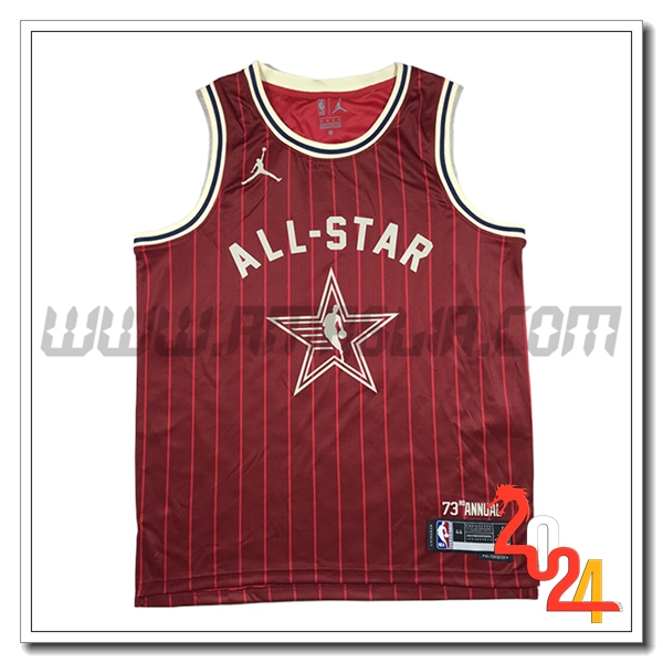 Maglia American All-Star (ANTETOKOUNMPO #34) 2024/25 Rosso/Beige