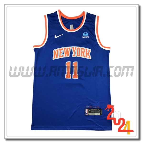 Maglia New York Knicks (MarroneSON #11) 2024/25 Blu