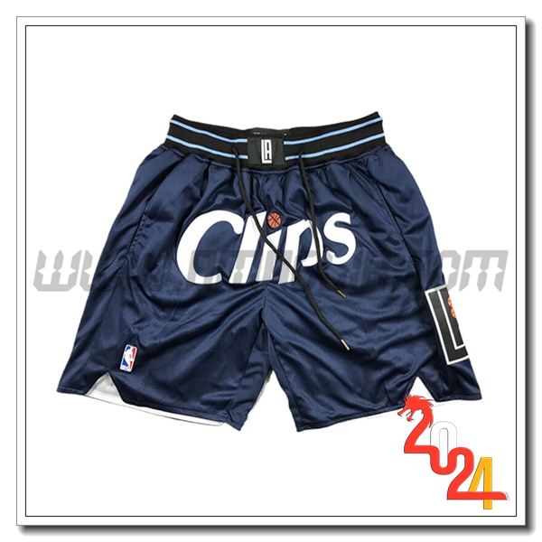 Pantaloncini NBA Los Angeles Clippers 2024/25 Blu Scuro