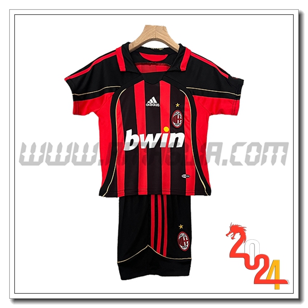 Kit Maglia Retro AC Milan Bambino Prima 2006/2007