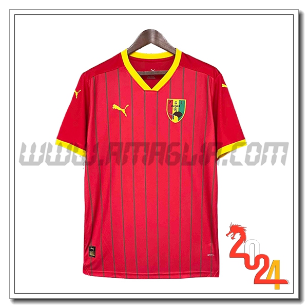 Maglia Squadra Guinea Prima 2024 2025 Rosso