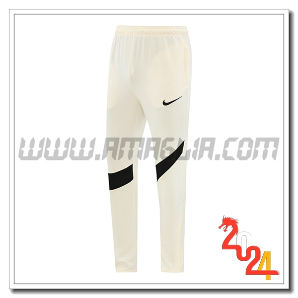 Pantaloni Allenamento Nike Beige/Nero 2024 2025
