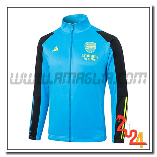 Giacca Calcio Arsenal Blu/Nero/Giallo 2024 2025
