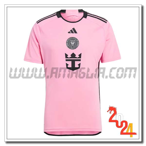 Inter Miami CF Prima Maglia Calcio 2024 2025 Rosa