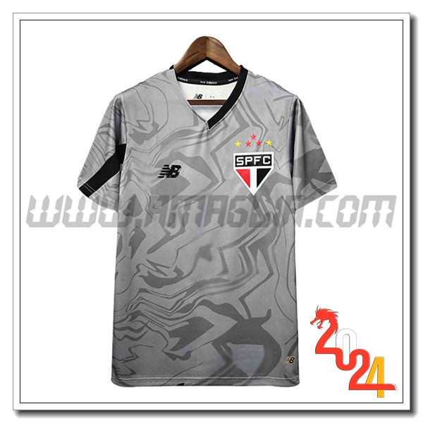 Maglia Calcio Gardien Sao Paulo FC 2024 2025 Grigio