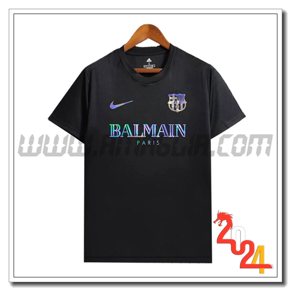 T Shirt Allenamento FC Barcellona Nero 2024 2025
