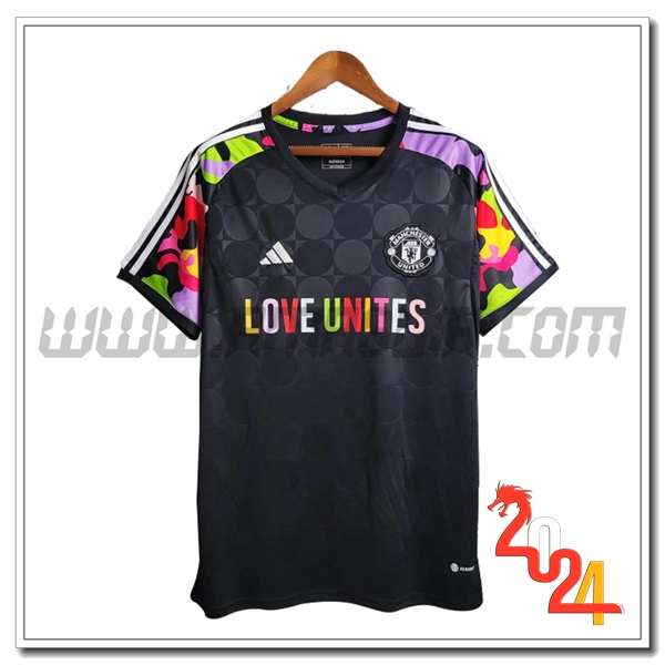 T Shirt Allenamento Manchester United Nero 2024 2025 -06