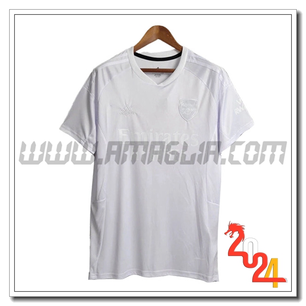 T Shirt Allenamento Arsenal Bianco 2024 2025