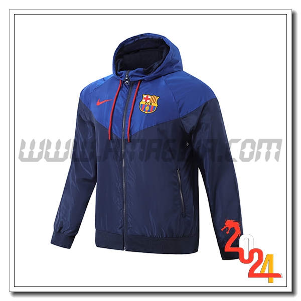 Giacca A Vento FC Barcellona Blu 2024 2025