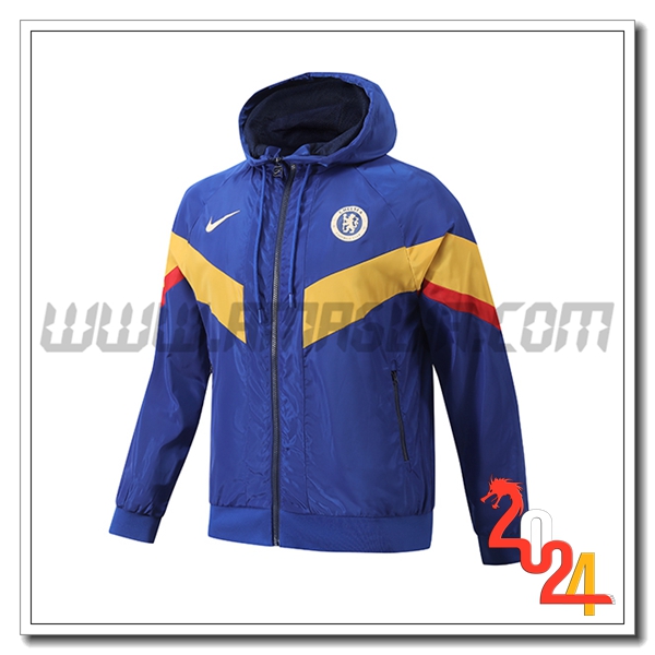 Giacca A Vento FC Chelsea Blu/Giallo 2024 2025