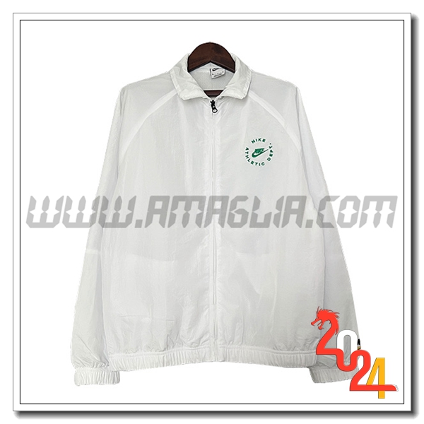 Giacca A Vento Nike Bianco/Verde 2024 2025