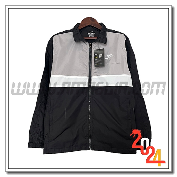 Giacca A Vento Nike Nero/Grigio/Bianco 2024 2025