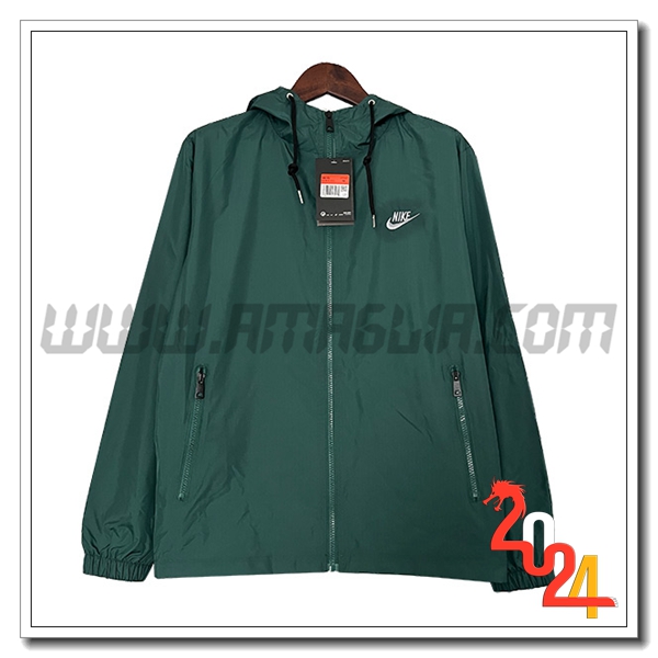 Giacca A Vento Nike Verde 2024 2025
