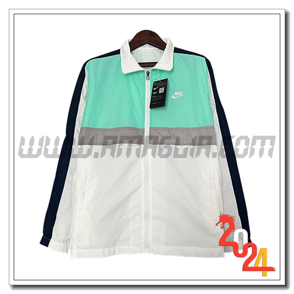 Giacca A Vento Nike Nero/Bianco/Verde/Grigio 2024 2025