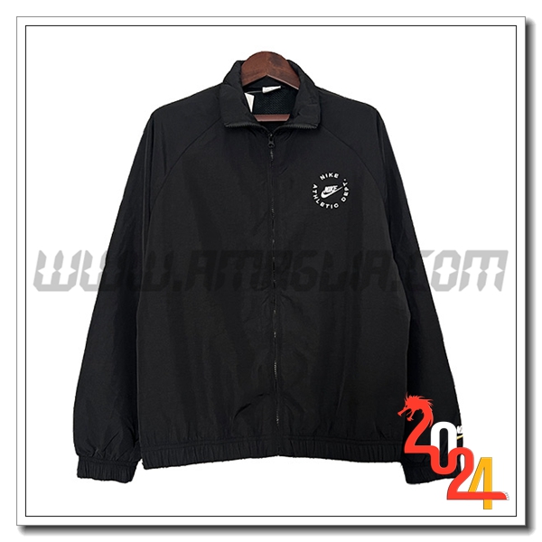 Giacca A Vento Nike Nero/Bianco 2024 2025