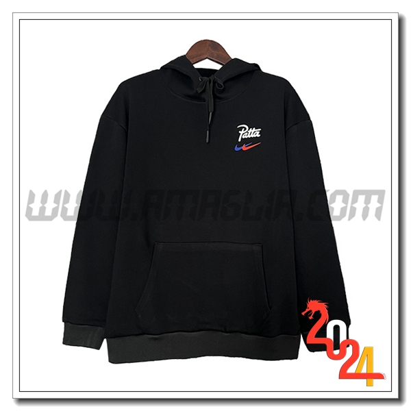 Felpa Allenamento Cappuccio Nike Nero 2024 2025