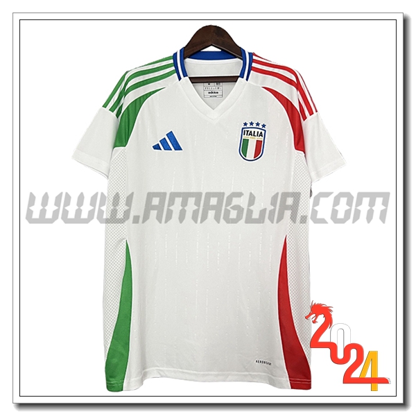 Maglia Squadra Italia Seconda 2024 2025 Bianco
