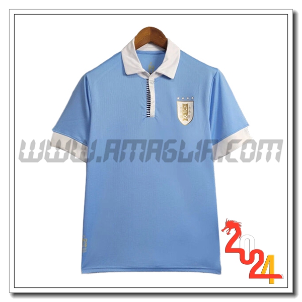 Maglia Squadra Uruguay Prima 2024 2025 Cielo Blu