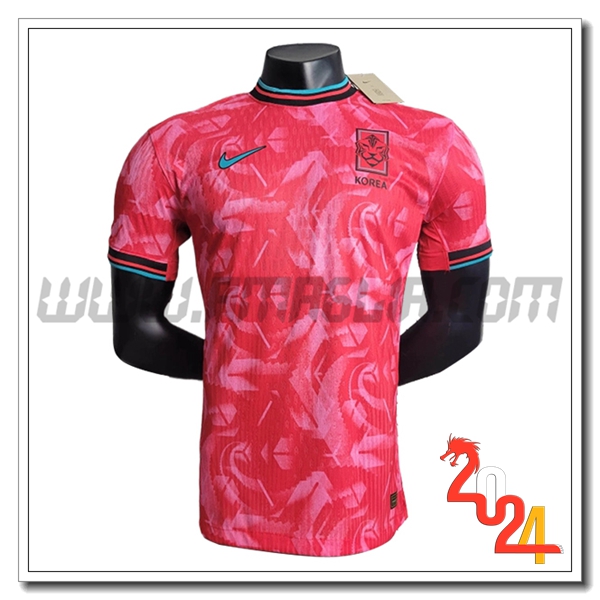 Maglia Squadra Corea del Sud Prima 2024 2025 Rosso