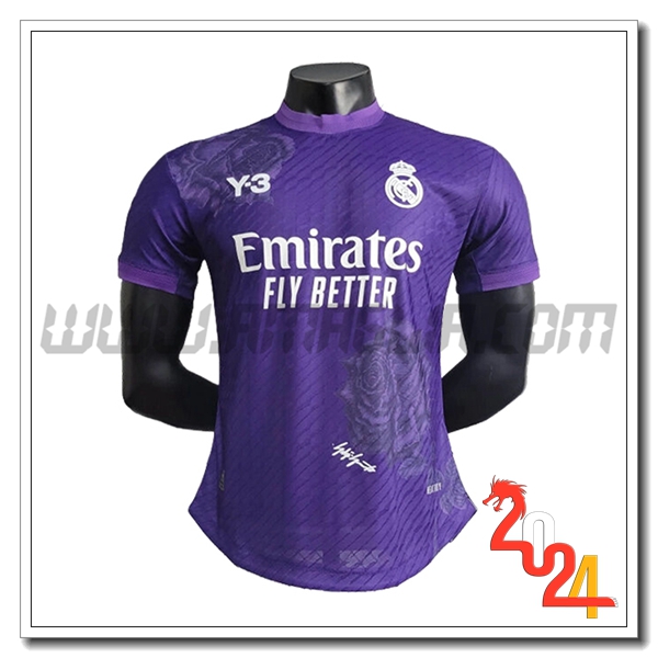 Maglia Calcio Real Madrid Y3 Special Edition 2024 2025 Viola