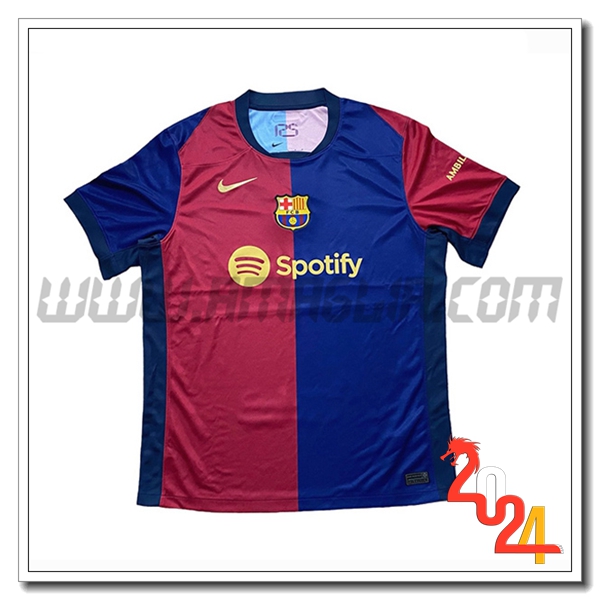 Maglia Calcio FC Barcellona Prima Leaked 2024 2025 Rosso blu
