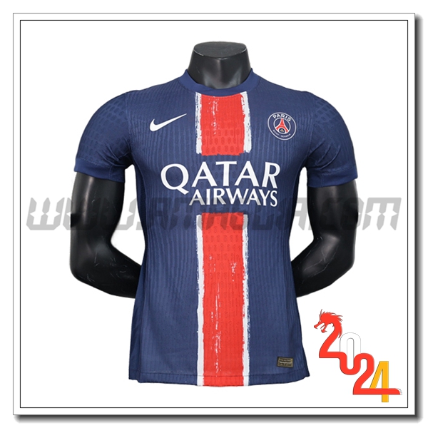 Maglia Calcio PSG Prima Leaked 2024 2025 Blu Reale