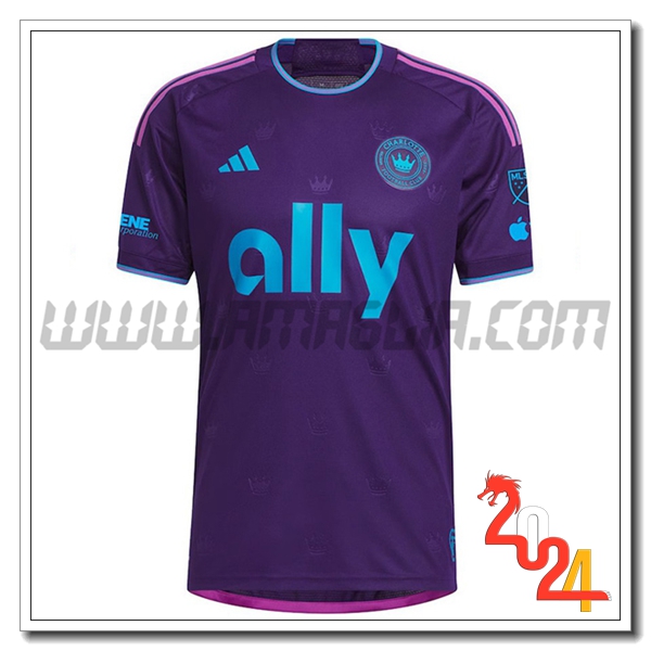 Charlotte FC Seconda Maglia Calcio 2024 2025 Viola