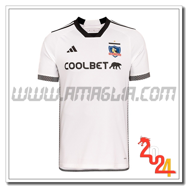 Colo-Colo Prima Maglia Calcio 2024 2025 Bianco
