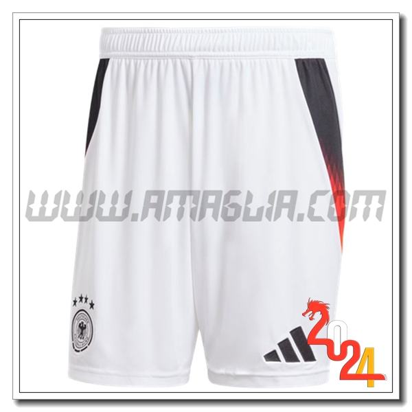 Prima Pantaloncini Calcio Germania 2024 2025 Bianco