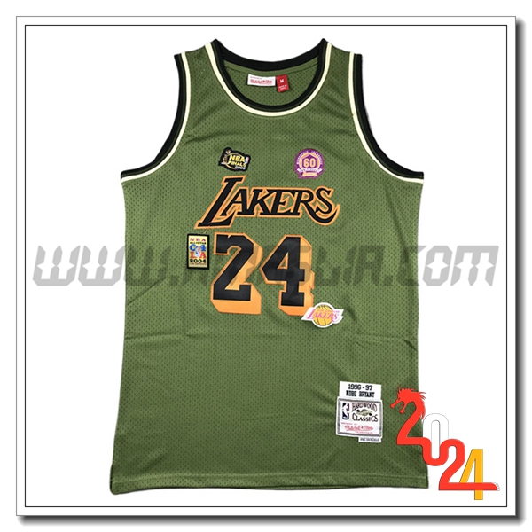 Maglia Los Angeles Lakers (BRYANT #24) 2024/25 Verde