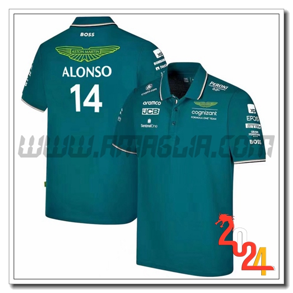 Polo F1 Aston Martin Team (ALONSO #14) Verde 2024