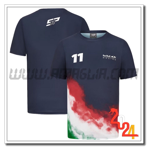Maglietta F1 RedBull Racing Team Blu/Rosso/Bianco/Verde 2024