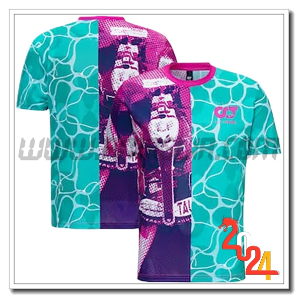 Maglietta F1 Alphatauri Team Verde/viola 2024